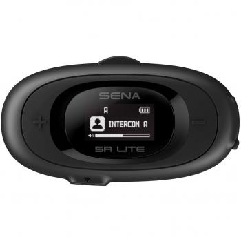 Intercomunicador Moto Sena 5R - Intercomunicador Bluetooth para casco, comunicación de hasta 700 metros, conectividad con hasta 4 motociclistas, audio de alta calidad, resistente al agua y polvo, batería de larga duración