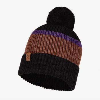Gorro urbano unisex Buff Knitted Elon negro marrón azul