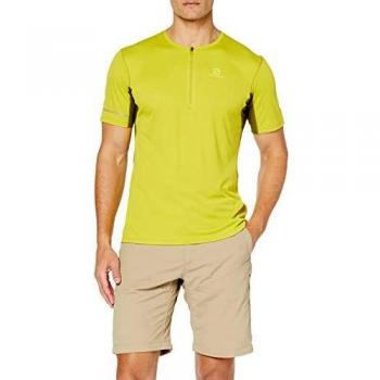 Salomon Agile HZ SS tee T-Shirt, Hombre, Citronelle, XL