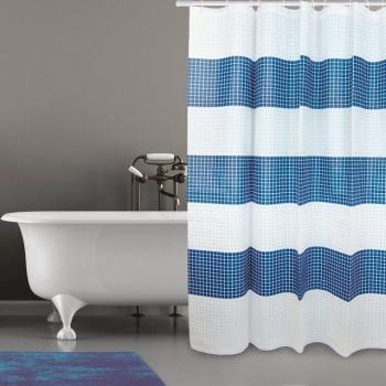 CORTINA DE BAÑO POLIÉSTER 180X200 CM MSV - QUADRO