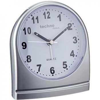 Despertador Quartz Technoline Geneva SL Plata Sin Ticking