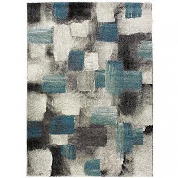 KadimaDesign Contemporánea habitación de diseño Alfombra de la Sala Bianca 21529 07 Blau 160 x230 cm