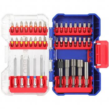 Juego de puntas y vasos WORKPRO, 42 piezas