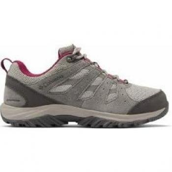 Columbia Redmond III Waterproof Women's Leather Hiking Shoes - Titanium/Red