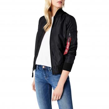 Chaqueta Bomber de Mujer Alpha Industries MA-1 TT Dos Tonos Negra