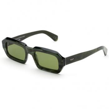Retrosuperfuture Bho Fantasma Col. Turtle Unisex Square Green Sunglasses