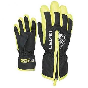 Level Dudy Guantes, Niños, Black-Yellow, II