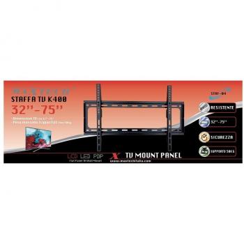 Soporte de TV para Pared Maxtech Staf-04, Compatible con Pantallas de 32 a 75, Capacidad Máxima de 50 Kg