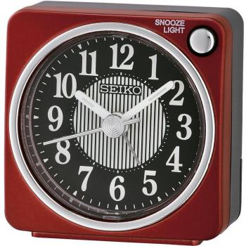Reloj Despertador Seiko QHE185R - Elegante Despertador Analógico con Repetición de Alarma
