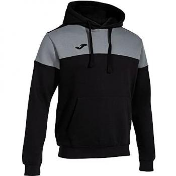 Sudadera con capucha Joma Crew V hombre negro gris