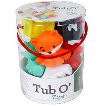Juguetes de Baño Infantino - Set de 9 Animales Flotantes