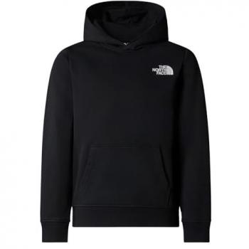 Sudadera con capucha The North Face Redbox Regular negra y blanca para niños - Talla S