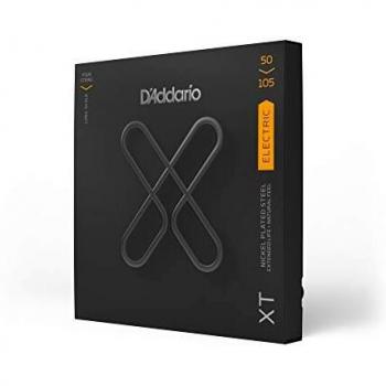 D'Addario XT Medium Nickel-Plated Bass Guitar Strings Set 50-105 for 4-String E-Bass