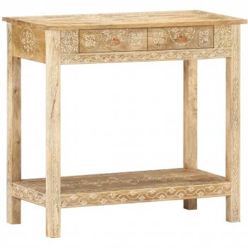 vidaXL Console Table 80x35x74 cm Solid Mango Wood