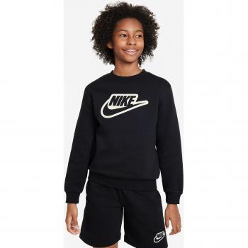 Sudadera Niño Nike NSW Club+ Negra