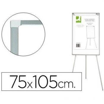Q-Connect Pizarra Blanca Con Trípode Para Conferencias 75X105 Melamina