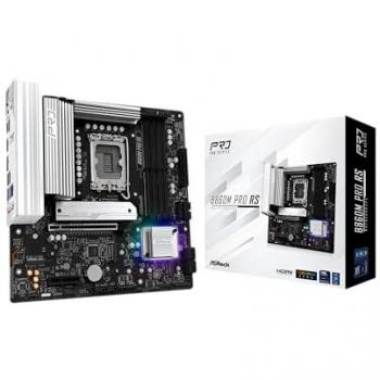 Placa Base ASRock B860M Pro RS mATX DDR5 LGA 1851 HDMI/DP 2.5G LAN RGB 3x M.2