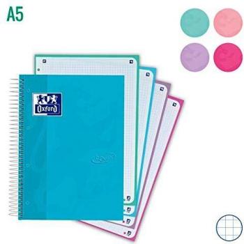 Oxford 400133561 - Pastel Bloc Micro120 A5cuadr-5col, Multicolor