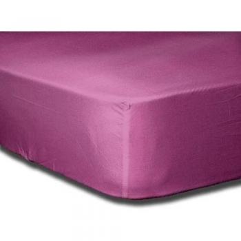 Baby sábana bajera para cuna 70 x 140 100% cepillado algodón percale-pink