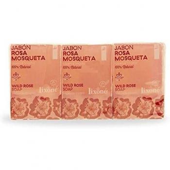 Lixone - Jabón Pastilla Rosa Mosqueta X3