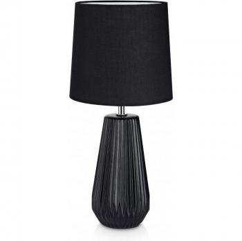 Lámpara de mesa NICCI Negra con 1 bombilla