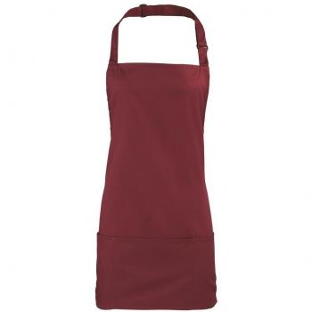Premier PR159 Colours 2-in-1 Apron - Burgundy - One Size