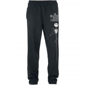 The Nightmare Before Christmas Pesadilla Antes De Navidad Jack Hombre Pantalones de deporte Negro XL 80% algodón, 20% poliéster