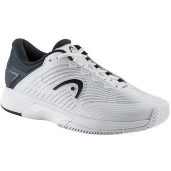 HEAD Revolt Pro 4.5 Zapatilla Tierra Batida Hombres - Blanco, Azul, Zapatillas de Tenis Hombre, Arándano Blanco, Talla 44.5 EU