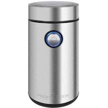 Molinillo de café eléctrico ProfiCook PC-KSW 1216 acero inoxidable 150W con cuchilla doble y contenedor de 40g