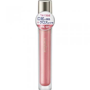 Kanebo Media Liquid Glow Rouge Lipstick - PK-01 Radiant Moisture Formula