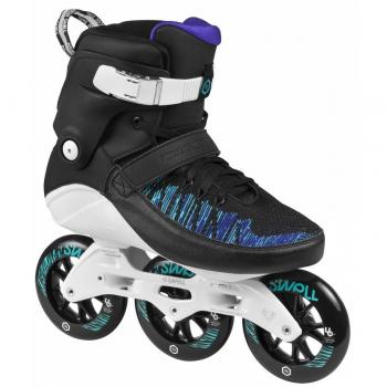 Powerslide Swell Trinity 110 Fitness Patines en línea azul de Negro, voltage blue