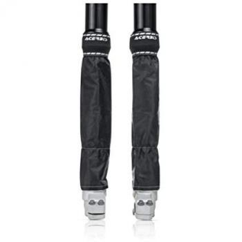 Acerbis Z-Mud Protectores de Horquilla - Negro (un tamaño)