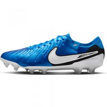 Nike Tiempo Legend 10 Elite Botas de fútbol FG para terreno firme y césped artificial - Azul y Gris - Talla 45