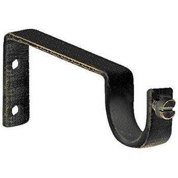 Riel Chyc 5432073 Soporte Sencillo Forja Ø 20 mm. Negro/Dorado