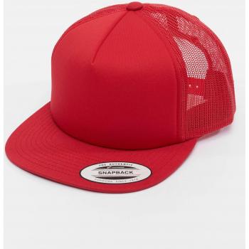 Flexfit Foam Trucker Cap - Red Unisex Snapback