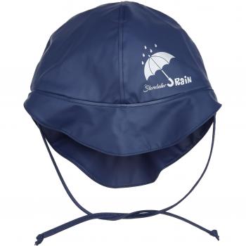 Sombrero de lluvia para niño con protección de nuca color azul marino Sterntaler