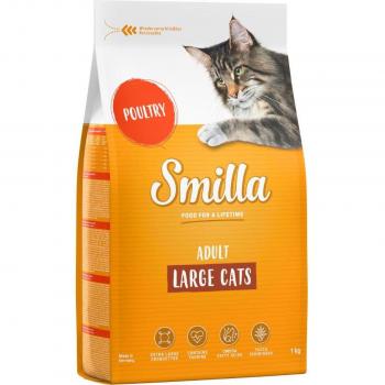 Smilla Pienso para Gatos Adultos XXL con Ave - Bolsa de 1 kg a Precio Especial