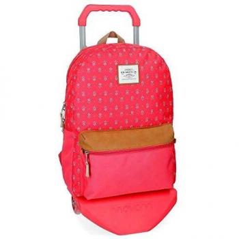 Pepe Jeans Carola Mochila con Carro Naranja 31x42x17,5 cms Poliéster 21.12L