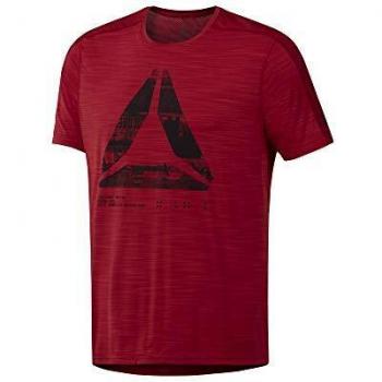 Reebok AC Graphic Move tee Camiseta, Hombre, Rojo