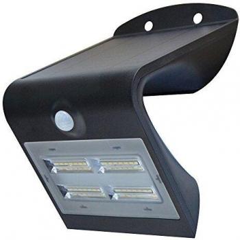 Luz Solar LED de Pared con Sensor BLULAXA 3,2 W, IP65, 400 lm, Negro