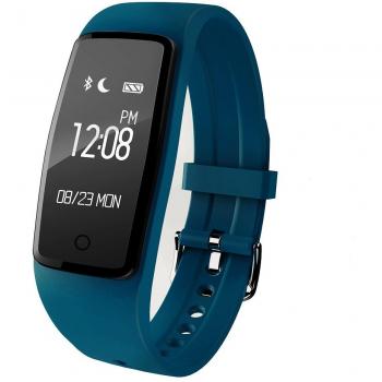 Pulsera Actividad Pulsera Inteligennte con IPx7 Nivel Impermeable Monitor de Sueño y Frecuencia Bluetooth 4.0 Podómetro para Android y iPhone
