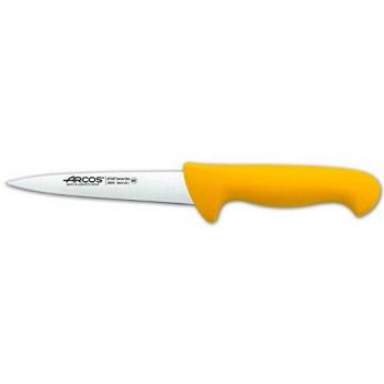 Arcos Serie 2900, Cuchillo Carnicero, Hoja de Acero Inoxidable Nitrum de 150 mm, Mango inyectado en Polipropileno Color Amarillo