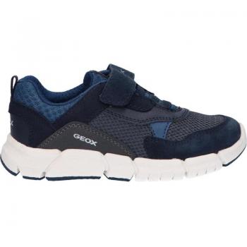 Geox J Flexyper Breathable Navy Sneaker, Unisex, Size 29 EU (Size 11 US)