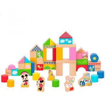 Set de bloques de construcción Disney Baby con 50 piezas de madera