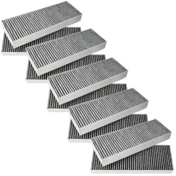 Filtro de Carbón Activado vhbw 10x Compatible con Campanas Bora BHU, BFIU, BFIAS, BFIA, Basic y BIAS - 34 x 12,2 x 4,25 cm