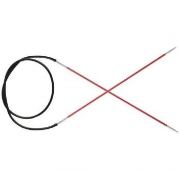 Knit Pro 80 cm x 2,00 mm Aluminio Zing Fija de Tejer Circulares, Rosa