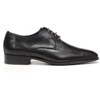Fluchos - Zapatos de cordones de hombre en color negro y fabricados en piel