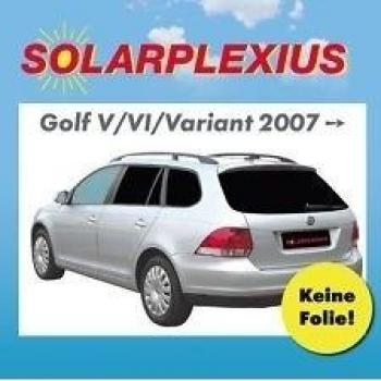 SOLARPLEXIUS Tintado de Lunas para Coche VW Golf Variant 2006-2013 Set Completo Precortados a Medida para una Instalación Láminas Solares