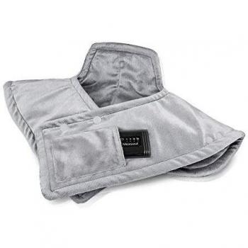 Medisana HP 626 Gorra de calentamiento de batería eléctrica, para hombro y cuello, con 4 niveles de temperatura, protección contra sobrecalentamiento, desconexión automática, lavable