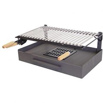 Cajón Barbacoa de Hierro con Parrilla 68x40x27 cm